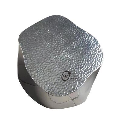 좋은 가격 슬라이버 미러 햄머드 / 에ම්බ로스 스테인리스 스틸 클라우드 니스팅 커피 테이블 세트 현대 고급 거실 가구 온라인으로