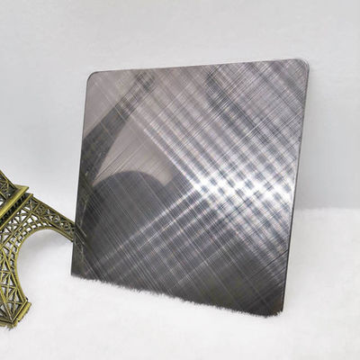 좋은 가격 PVD 검은 빛깔 스테인레스 강은 2438 밀리미터 3048 밀리미터를 시트로 덮습니다 온라인으로