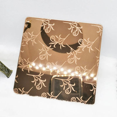 좋은 가격 0.75mm 착색된 에칭 스테인리스 장 장식 엘리베이터를 위한 10 피트 온라인으로